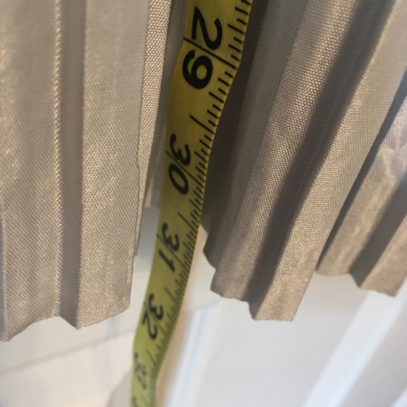 🎉HP!🎉NWT Silver Pleated Midi Skirt - Picture 3 of 5